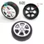 Gamchiano 10 / bộ 30mm 5 rãnh bánh xe & lốp nhựa cho phụ kiện xe tải RC Racing