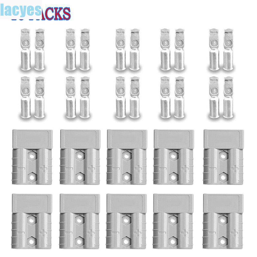 LACYES 10 Chiếc Pin Sạc Kết Nối Bộ Điện Tử AC / DC Cắm Nhanh Sạc Nguồn 10 Chiếc 6-12AWG DC Dụng Cụ Điện
