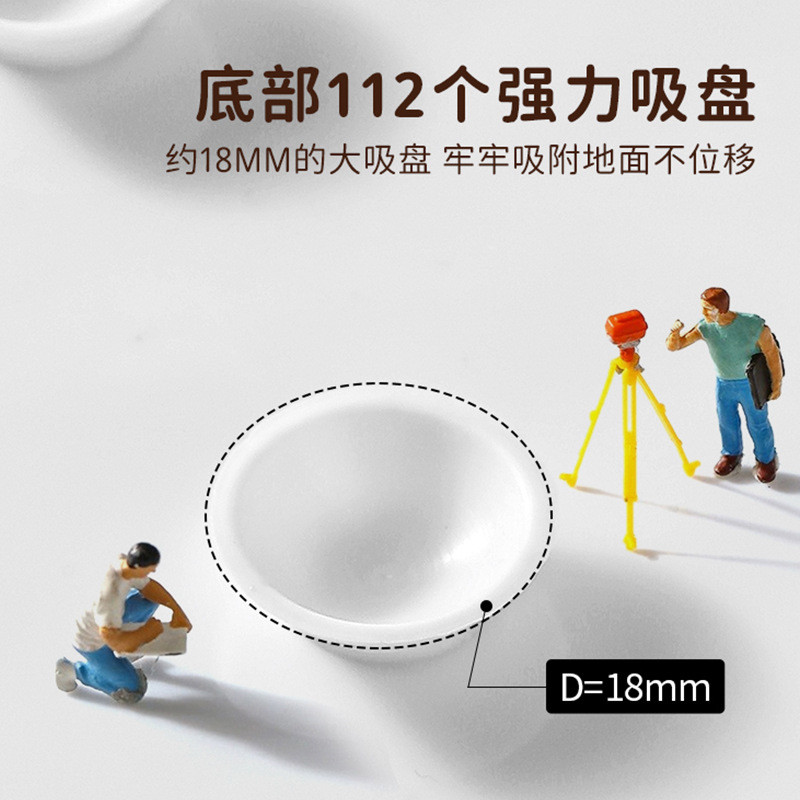 [Nhiều Hình Dạng] Thảm Nhà Tắm Chống Trượt PVC 2026 - Dáng Tròn & Khuyết Góc Decor Phòng Tắm Nhỏ Gọn Hình Ngựa Đỏ & Cún Con Đa Sắc