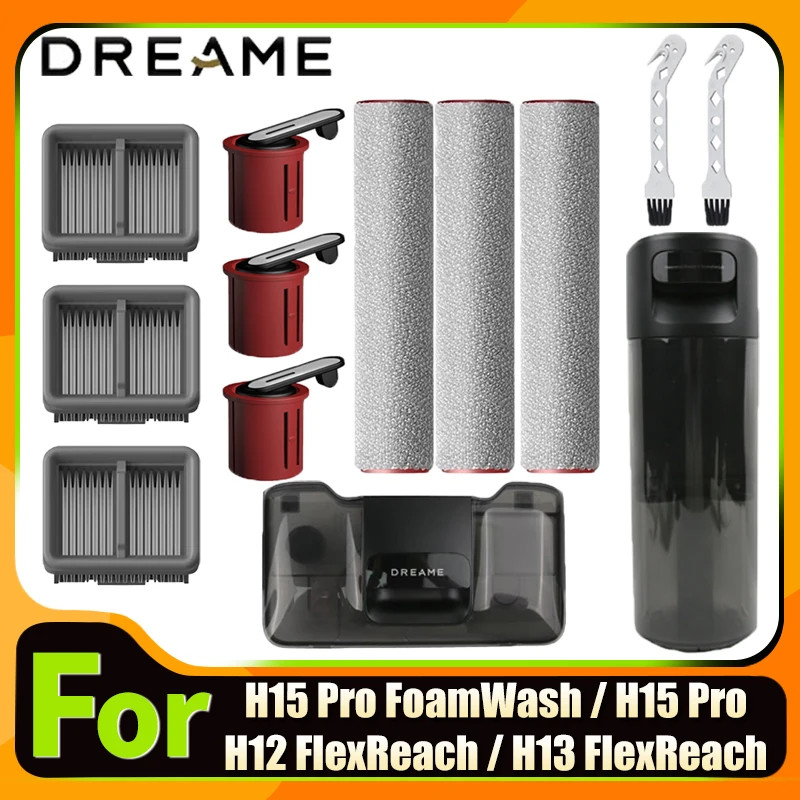 Dreame H15 Pro / H15 Pro Foam Wash / H12 Flexreach / H13 Flexreach Brush Roller Hepa Filter Phụ tùng thay thế