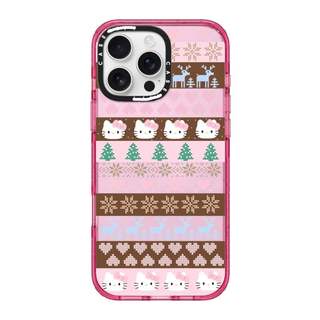 CASECASE X Nai Sừng Tấm Hello Kitty Hồng Fizz Màu Trong Suốt Cứng Hút Từ Tính Tác Động Dành Cho Apple IPhone 12 13 14 15 16 17 Pro Max Air Plus Có Hộp