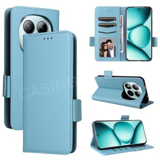 Ốp Lưng Cho Redmi Note 15 Pro Plus Pro + Note15 4G 5G 2026 Sang Trọng Lật Da Bên Khóa Ốp Lưng Điện Thoại Khe Cắm Thẻ Giá Đỡ Vỏ Điện Thoại Chống Sốc
