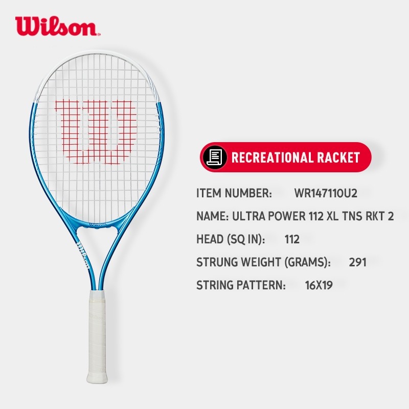 Wilson Ultra Power 112 XL Vợt Tennis Đã Căng Dây WR147110U2