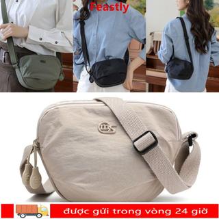 Túi đeo chéo FEASTLY, đeo vai dài, nhẹ, Messenger nhiều ngăn, phong cách hiện đại