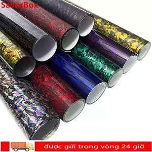 SAVORBOX Phim Vinyl Sợi Carbon, / Hiệu Ứng Mờ 6D 50x30CM Nhãn Dán Thân Xe Máy, Nhãn Dán Giấy Bọc Độ Bóng Cao Bằng Sợi Carbon Giả mạo Thời Trang Cho Ô Tô Xe Máy DIY