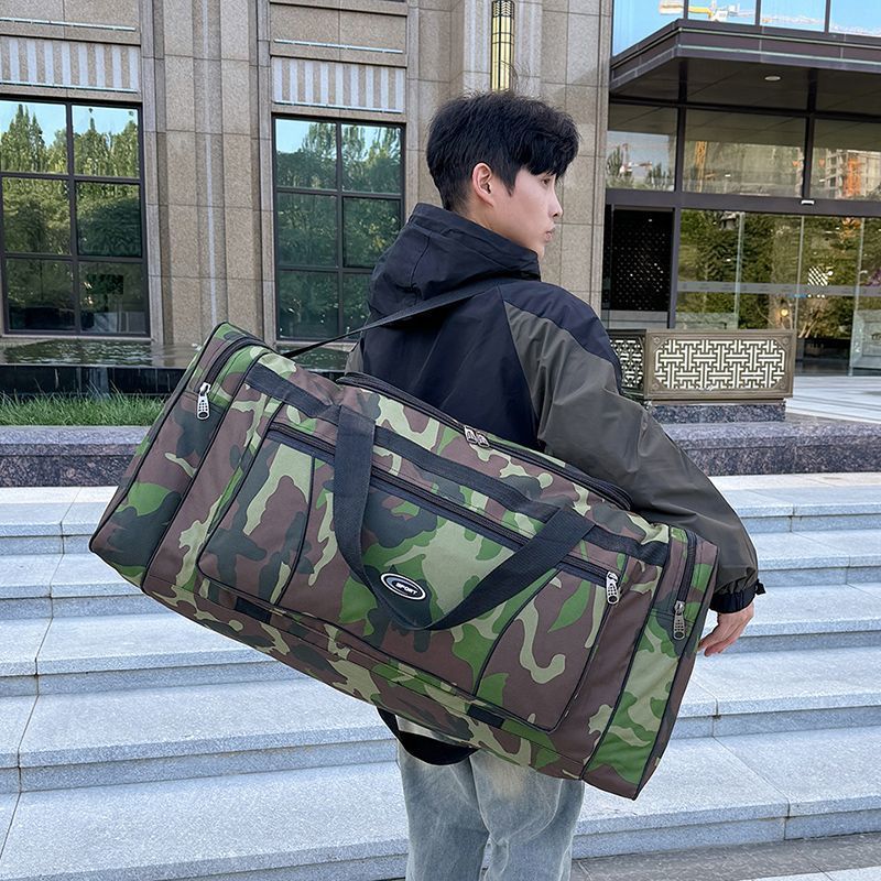 Túi Du Lịch Dung Tích Siêu Lớn Di Động Túi Duffel Lớn Một Vai Di Chuyển Công Sở Chuyến Đi Công Sở Mạnh Bền Túi Hành Lý Nam