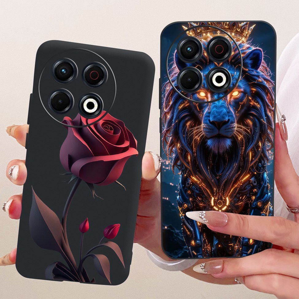 Ốp lưng Tecno KL7 Tecno Spark 30 Pro 4G Cover Mèo dễ thương Thời trang Vỏ sơn ngộ nghĩnh Tecno Spark 30 Pro 4G