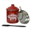 YOI Lard Nấu Ăn Lên Chất Béo Bắt Với Dụng Cụ Lọc Dụng Cụ Cạo 1200ml Gốm Mỡ Tiết Kiệm Cho Nhà Bếp Bảo Quản Chất Béo Bền Đẹp