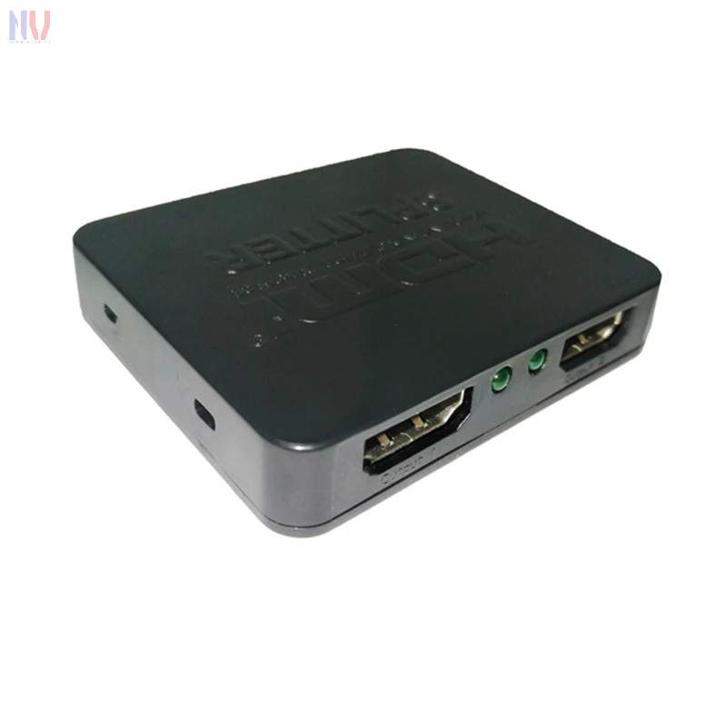 Bộ chia HDMI chuyên nghiệp 1 vào 2 ra và 1 vào 4 ra, 1 ra 2, Bộ chia HDMI, 4K, Từ 1 máy tính ra 2 màn hình, Cùng 1 lúc