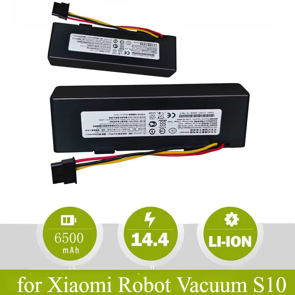 Pin thay thế Li-ion 6500mAh cho Xiaomi Robot hút bụi S10 Sạc nhanh lâu dài