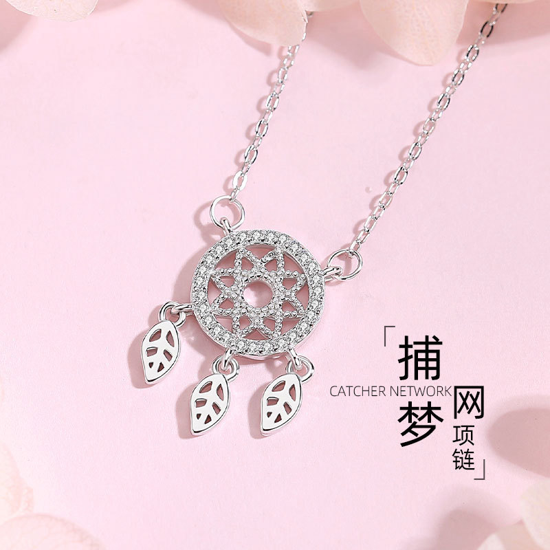 Vòng cổ bắt giấc mơ cá nhân bằng bạc S925