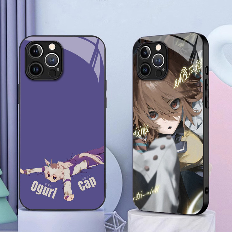 Ốp Điện Thoại Kính Uma Musume 04 Cho IPhone 16 15 14 13 12 11 Pro XR XS Max Plus Mini X XR 8 7 6s SE2 / 3