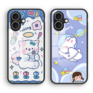 Ốp Điện Thoại Kính Thỏ Dễ Thương Cho Google Pixel 4 4A 3 3A 2 1 XL 5G 4G Sang Trọng Mèo Vỏ Mềm Hoạt Hình Cinnamoroll Bóng