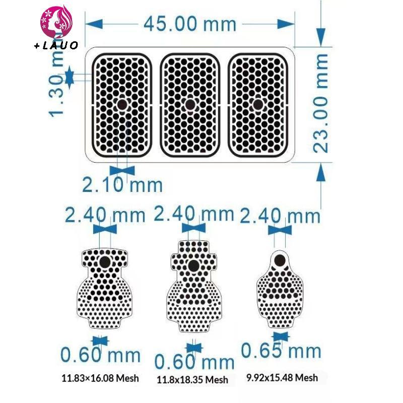 Springevenstar 1 / 2 / 3 Cái GBR Linh Hoạt Xương Tái Tạo Rào Chắn Màng Titan An Toàn Tấm Cấy Titan Lưới Springevenstar