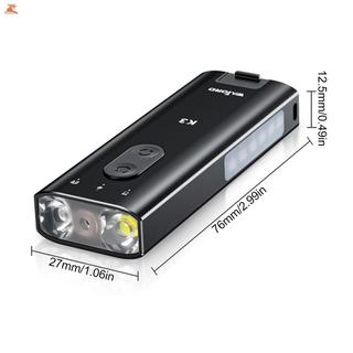 Đèn pin mini đa chức năng 800 lumens, tiện lợi cho cắm trại và khẩn cấp