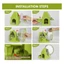 Bánh xe tập thể dục Hamster yên tĩnh 4 trong 1, Nhà Hamster đa chức năng có bánh xe chạy bộ, Chai nước, Bát thức ăn màu hồng