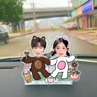Standee Lắc Đầu Cặp Đôi Ghép 2 Mặt In Theo Yêu Cầu Chibi Hàng Custom Trang Trí Bàn Làm Việc, Học Tập, Quà Tặng Bạn Bè