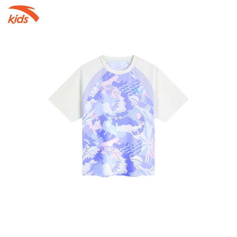 Anta Kids Áo Phông Thể Thao Bé Gái Cycling-1P 3624C9104