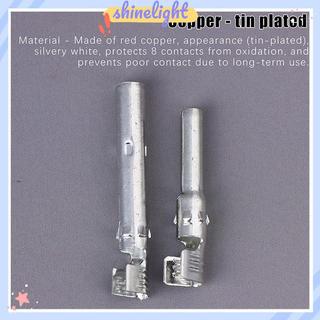 [shinelight] 5 / 10 Cặp Đầu nối quang điện MC4 Lõi bên trong Đầu nối phích cắm nam nữ Bộ phận kim loại đóng hộp bằng đồng tích cực và âm VN