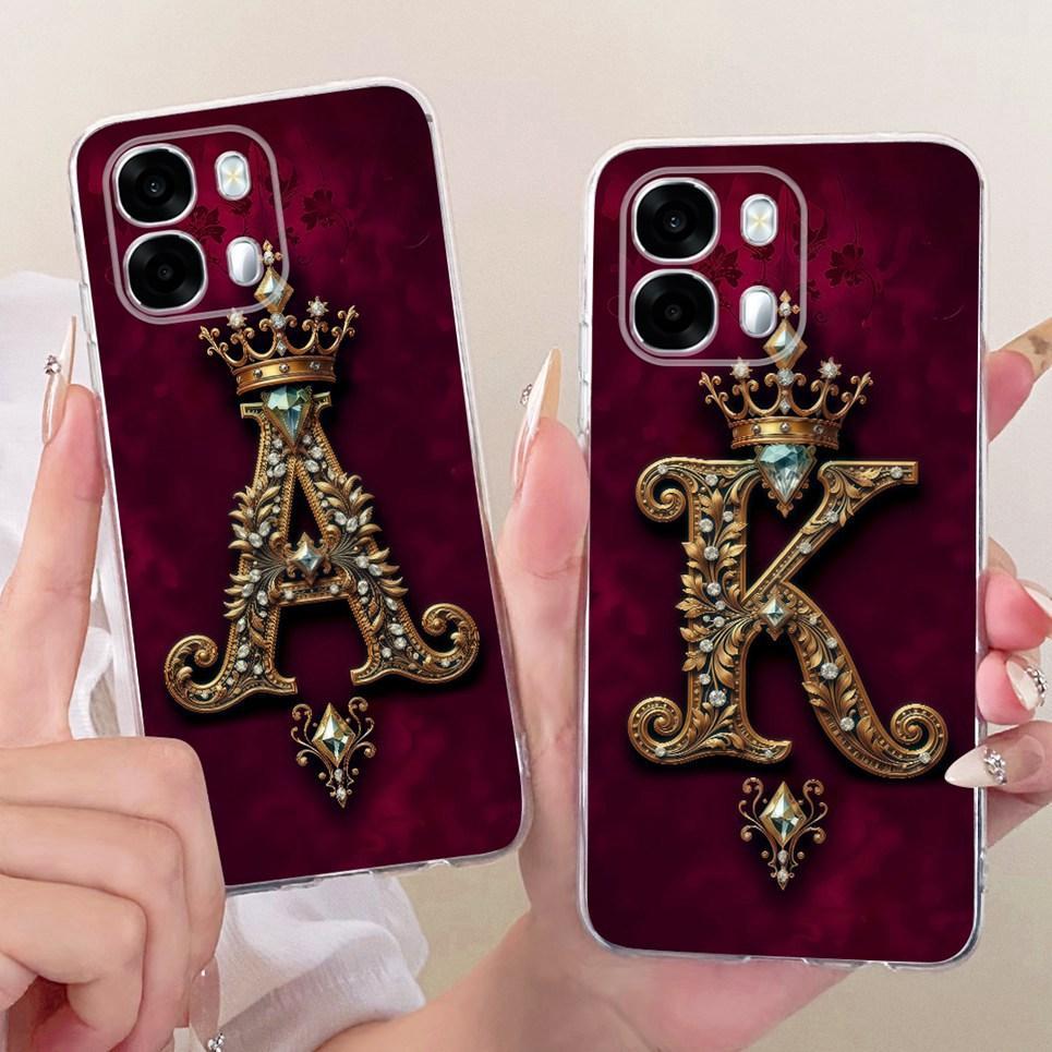 Ốp Lưng Silicon Mềm Trong Suốt Cho Oppo A6s A6x 4G 5G Ốp lưng Oppo A6X Ấn Độ CPH823 CPH2815 Vỏ Họa Tiết Chữ Ốp Lưng