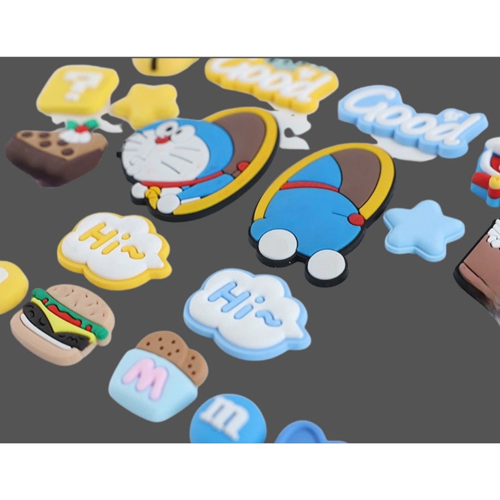CHARM DORAEMON: SET CÁNH CỬA THẦN KỲ- CHARM GẮN DÉP SIÊU HOT- SẴN NÚT