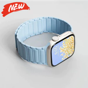 Dây đeo silicon từ tính tương thích cho Apple Watch Series11 / 10 46mm 42mm Ultra3 / 2 / 1 49mm 9 8 7 6 5 SE 45mm 44mm 38 40 41mm