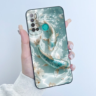 Dành Cho Tecno Pouvoir 4 Pouvoir 4 Pro LC7 LC8 Ốp Lưng Sang Trọng Dễ Thương Thỏ Tình Yêu Ngộ nghĩnh Vỏ Điện Thoại Silicon Đen Bảo Vệ Mặt Sau