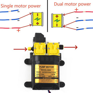 Bơm cao áp đôi 180PSI 320PSI - Phun thuốc, phun sương, tưới cây đa năng cho nông nghiệp