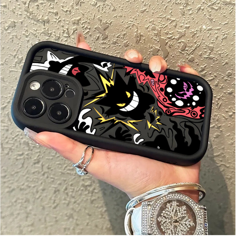 Ốp Lưng Cho OnePlus 15 13 12 11 13T ACE 6 5 Nord 5 4 3 Lite 8T 10R Anime Pokemon Gengar Ốp Lưng Mềm Chống Sốc