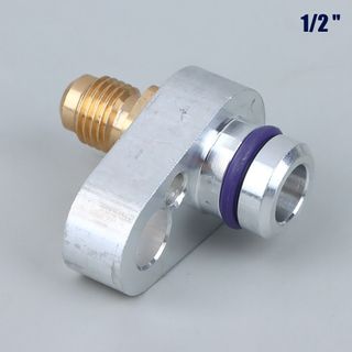 UMITY 1 Cái Phích cắm rò rỉ điều hòa không khí, phích cắm phát hiện rò rỉ kim loại R134 / R12, 3 / 8 "1 / 2" 5 / 8 "3 / 4" Phụ kiện ô tô cắm bình ngưng