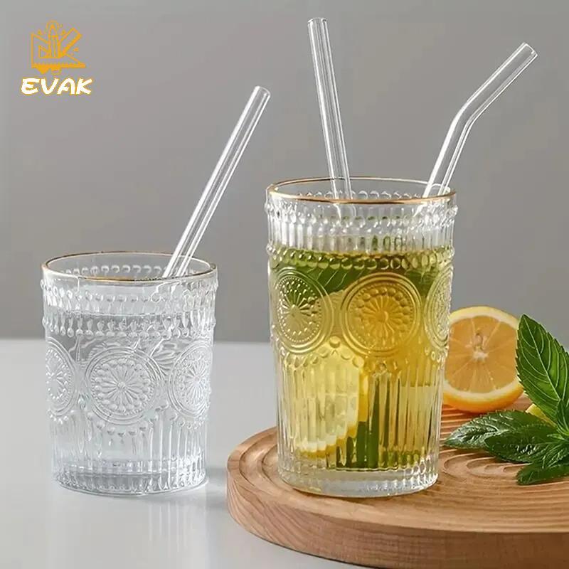 Bộ ống hút thủy tinh thân thiện với môi trường Alittlesetrtu kèm bàn chải làm sạch (60-100 miếng) VN
