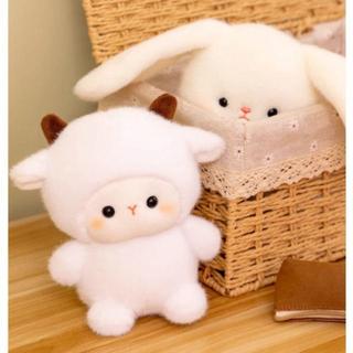 Búp bê đồng hành sang trọng JIGK, Gối động vật nhồi bông voi gấu, Kawaii Sang trọng siêu mềm 16cm Động vật sang trọng Bàn làm việc đồ chơi sang trọng