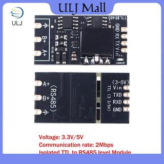 ULJ 1 / 2 Cái Cách ly TTL sang RS485 Mô-đun bảng cấp độ Serial Tự động đảo ngược tốc độ cao 2Mbps Cách ly nửa song công.