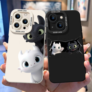 Ốp điện thoại Toothless Light Fury cho iPhone 17 / 16 / 15 / 14 / 13 / MINI / 12 / 11 / Pro MAX / X / XS / XR / 7 / 8 / 6 Vỏ bảo vệ toàn diện bằng silicon lỏng chống sốc và chống rơi
