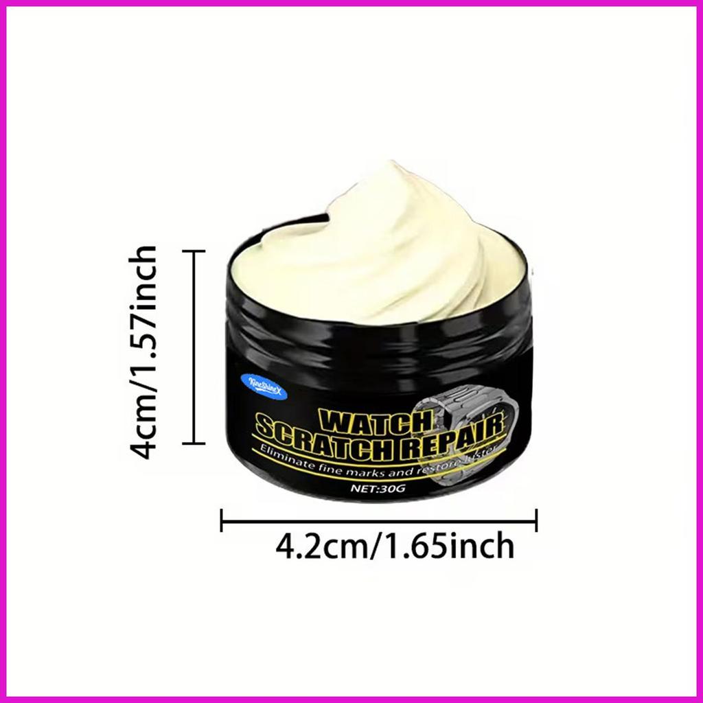 Đồng hồ loại bỏ vết xước 30g Chất tẩy rửa chuyên nghiệp Kim loại để chăm sóc Đổi mới Vệ sinh Thép không gỉ Trang sức Sửa chữa lyuvn