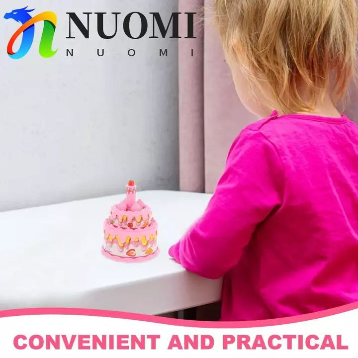 Đồ chơi bánh sinh nhật NUOMI, Giả vờ chơi giáo dục sớm Bộ đồ chơi giả vờ, Giả vờ chơi đồ chơi có vai trò nhẹ Chơi nhạc Công chúa Đồ chơi thời gian trà Đồ chơi trẻ em