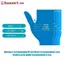 ZK 60 Cái / hộp TPE Găng Tay Dùng Một Lần Axit Chống Trơn Trượt An Toàn Làm Việc Cấp Thực Phẩm Găng Tay Vệ Sinh VN