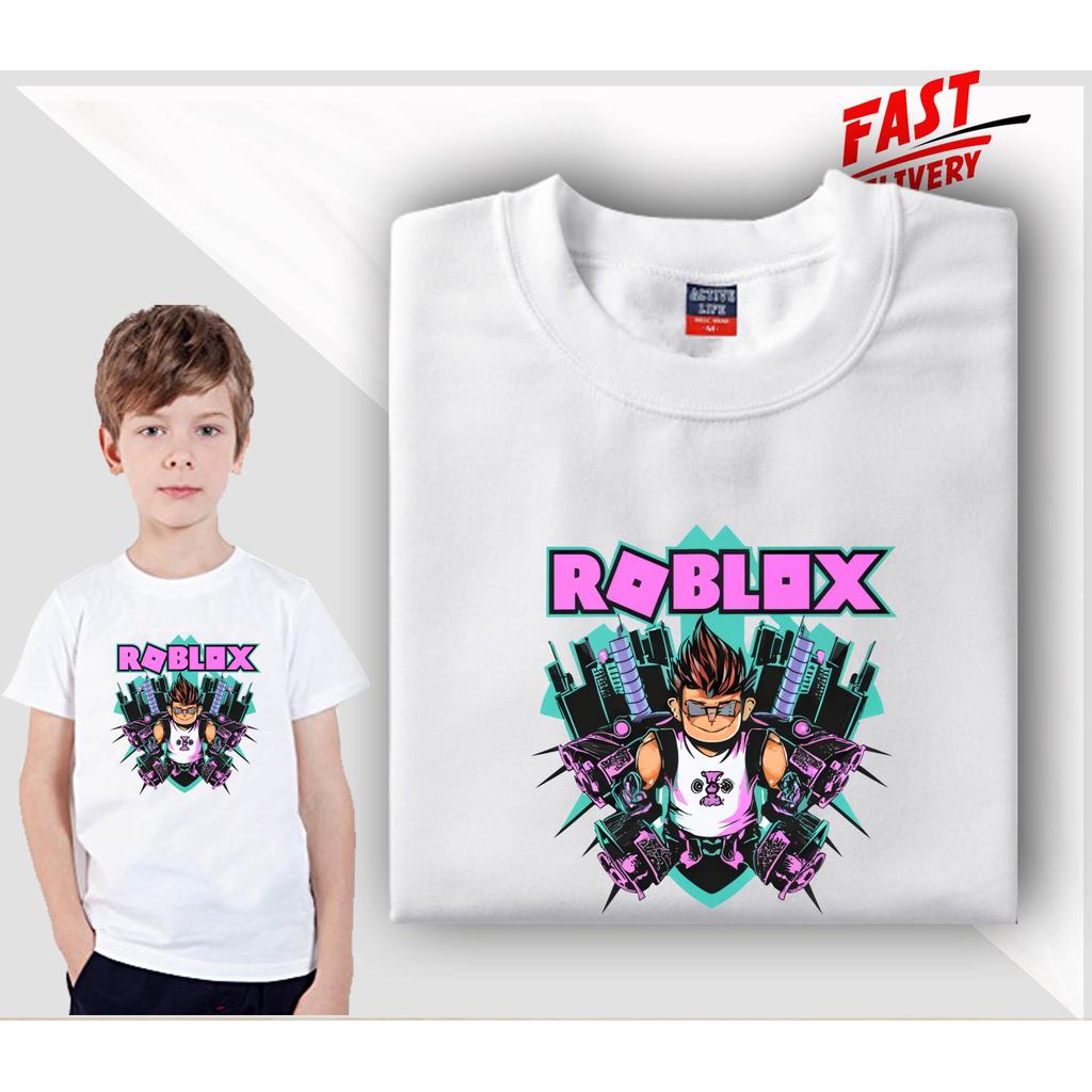 nữ Áo thun trẻ con Roblox5 in nam MC