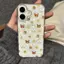 Cà phê vàng thích hợp cho iPhone 17 trường hợp điện thoại 16ProMax mới 14Pro chống rơi 15 trường hợp mềm 13