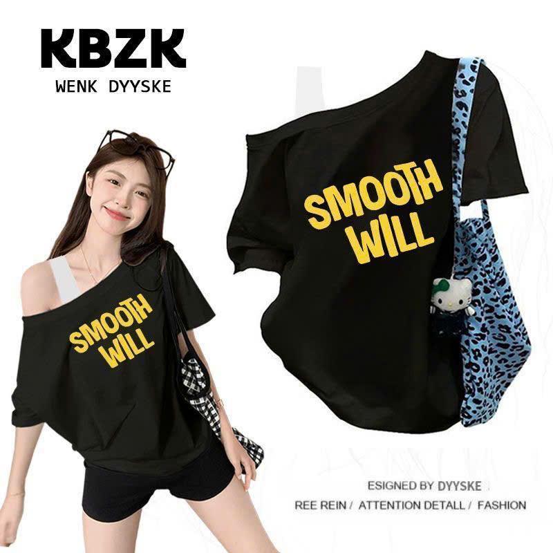 Áo phông thun cộc tay form dài rộng chất liệu cotton phối hình in kiểu dáng năng động XIMIMI SP422