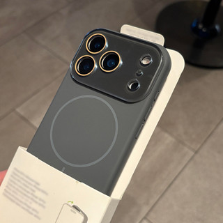 Ốp điện thoại mờ từ tính cửa sổ lớn sang trọng cho iPhone17 16 15 14 Pro Max Bảo vệ Camera chống sốc Vỏ mềm chống rơi