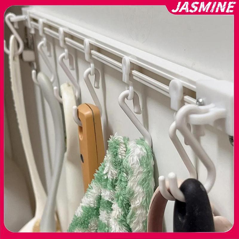 JASMINE Nhựa Tra Row Chống Đấm Treo Tường Có Thể Tháo Rời Tủ Tự Dính