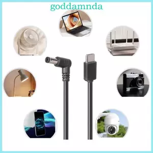 Cáp sạc được kích hoạt GODD Loại C đến 5 5x2 Đầu nối góc phải 1mm cho Modem