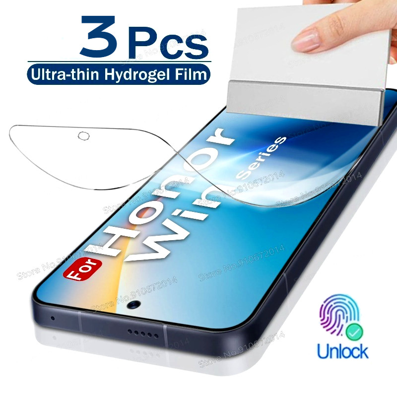 3 Miếng Chống Gián Điệp Riêng Tư Mềm Hydrogel Cho Honor Power2 Power Chống Ánh Sáng Xanh HD Bảo Vệ Màn Hình Cho Honor Win RT Matte Frosted Film