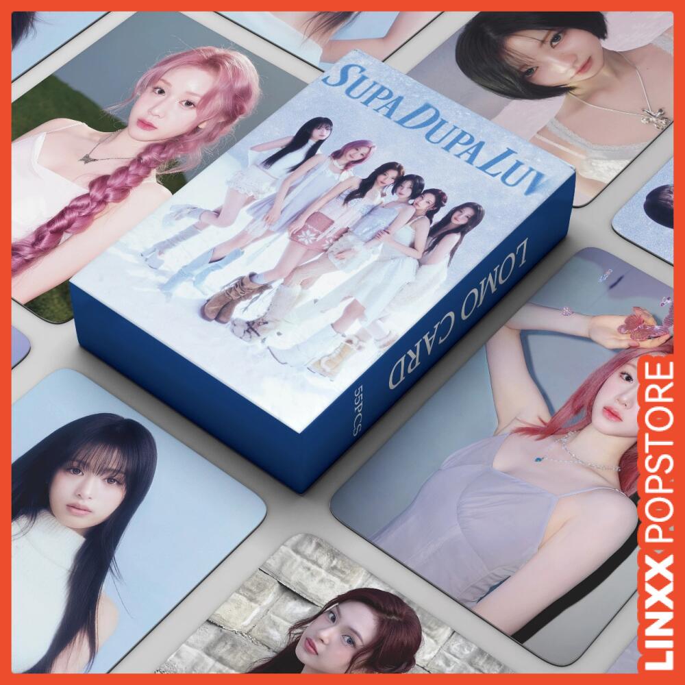 LINXX 55 CÁI BABYMONSTER Lomo Cards SUPA DUPA LUV Series Kpop Girl Group Fan Collection Photocards Hàng hóa Quà tặng ngày lễ cho người hâm mộ Văn hóa sưu tập Kho báu