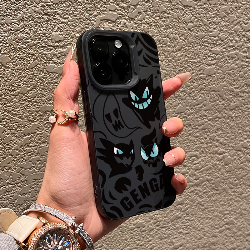 Geng Guo Black&White Party cho 16 trường hợp iPhone 17Air Frosted Meta Air Trường hợp 14 13 11Pro