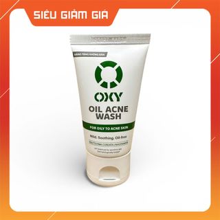 Oxy Set 5 Tuýp Sữa Rửa Mặt 25g - Sạch Nhờn, Ngừa Mụn, Sáng Da - Khuyến Mãi Hấp Dẫn!