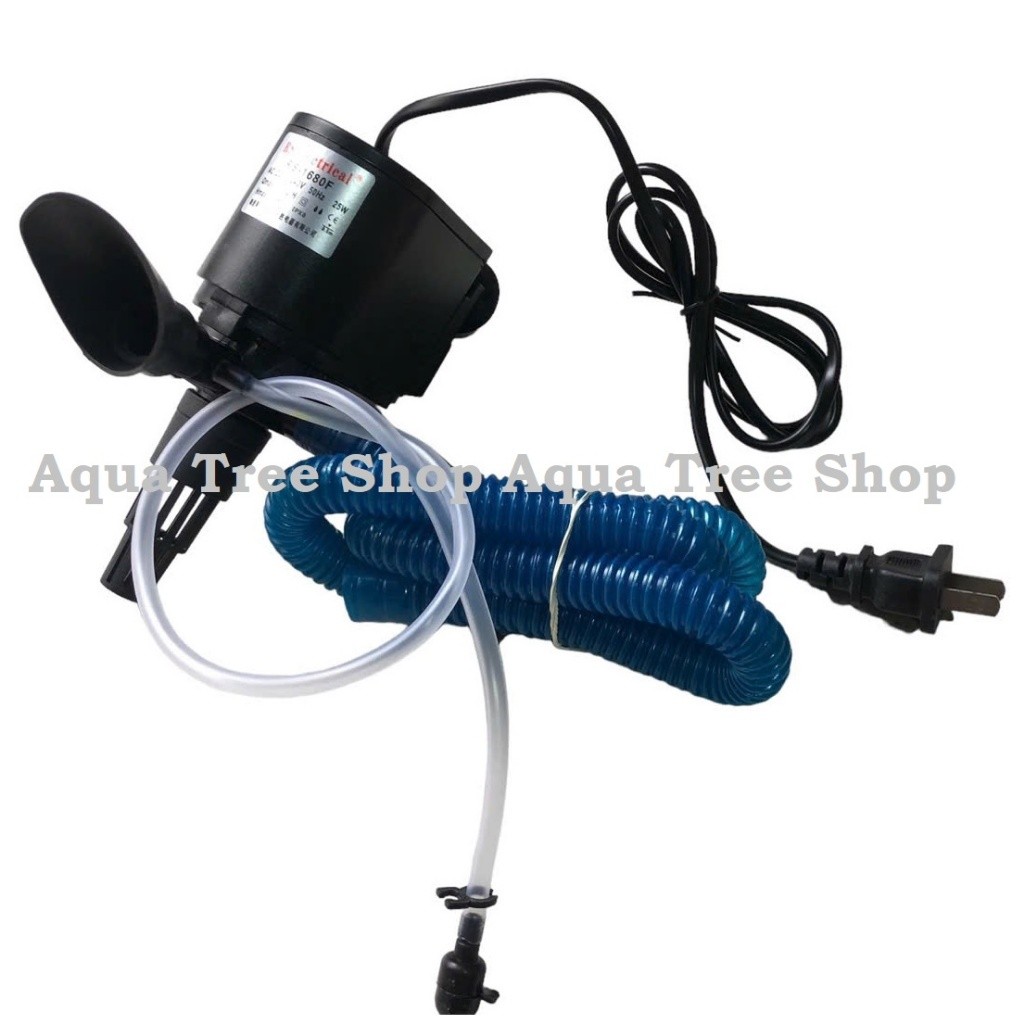 Máy bơm bể cá, hồ cá 3 trong 1 RS 1680F/ 2680F 2 đầu nước ra siêu tiện dụng vừa bơm vừa thổi oxi
