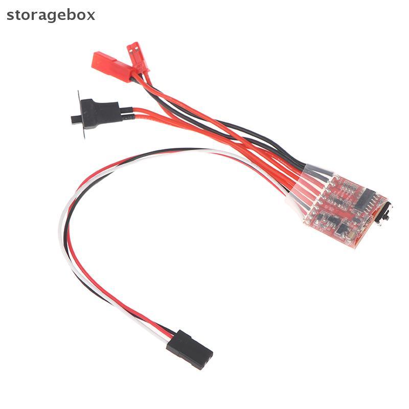 [Hộp lưu trữ] Micro ESC 10A 15A 20A 30A Brushed ESC RC ESC Bộ điều khiển tốc độ điện cho DIY Mini 1 / 16 1 / 18 1 / 24 RC Car Boat Tank W / Phanh Đẹp