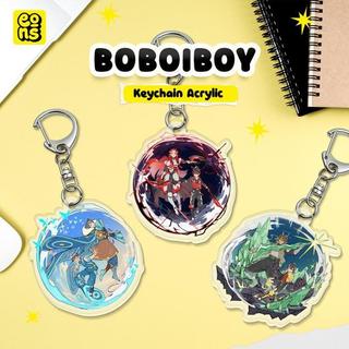 Gantungan Kunci Akrilik Boboiboy – Keychain Anime Karakter Kartun Lucu - G537